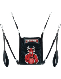 Sling en tissu rectangle avec accessoires pour jeux sensuels