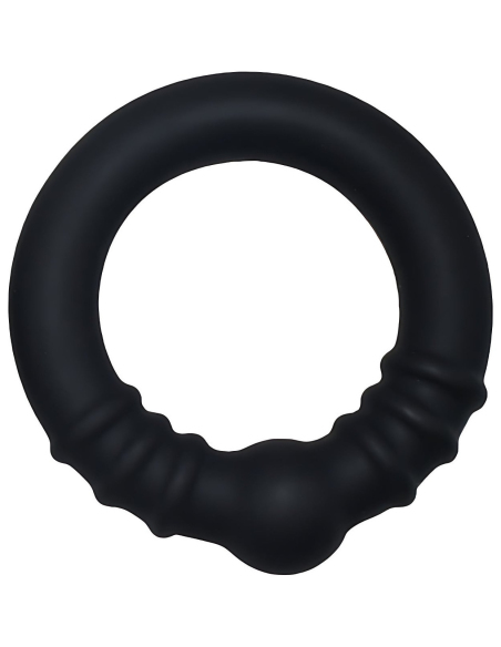 Cockring en silicone avec boule de stimulation 42 mm