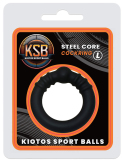 Cockring en silicone avec boule de stimulation 42 mm - vue 2