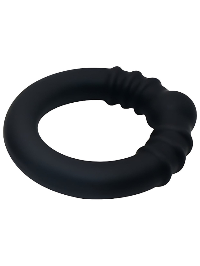 Cockring en silicone avec boule de stimulation 42 mm - vue 3
