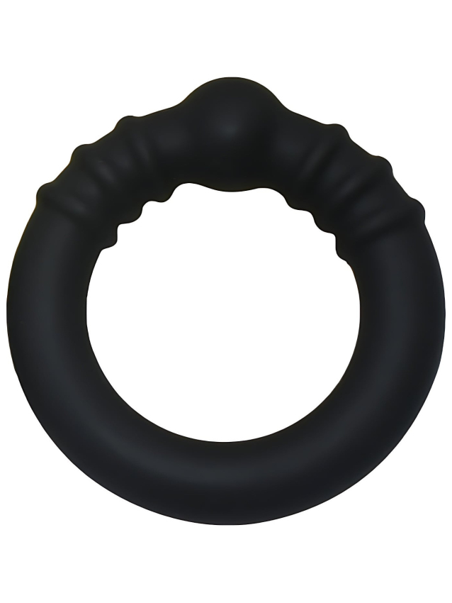 Cockring en silicone avec boule de stimulation 42 mm - vue 4