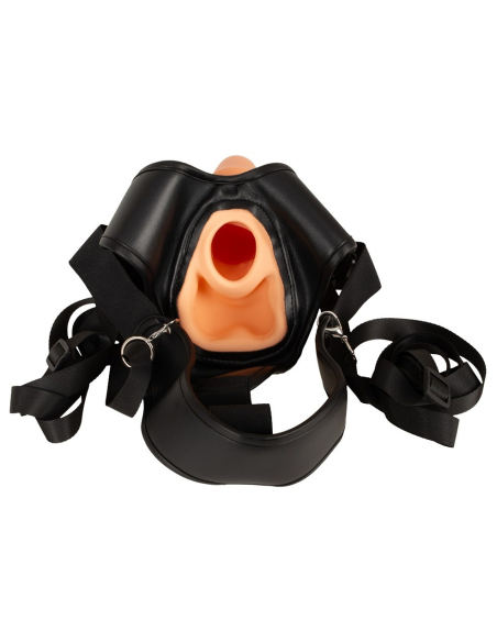 Strap-on creux en silicone réaliste pour couple - vue 4