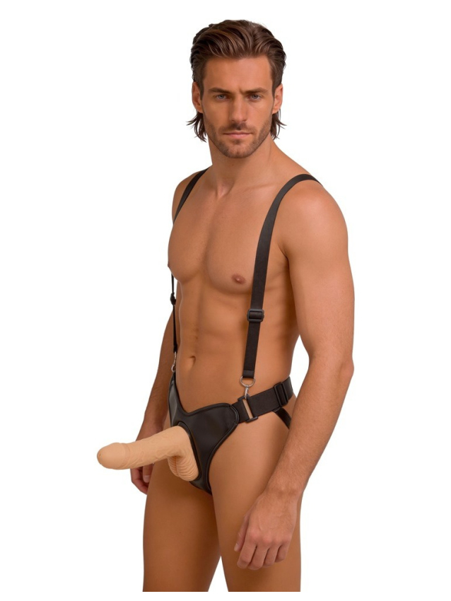 Strap-on creux en silicone réaliste pour couple - vue 8