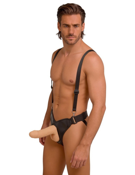 Strap-on creux en silicone réaliste pour couple - vue 8