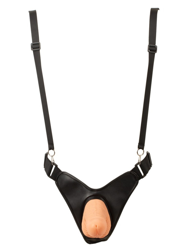 Strap-on creux en silicone réaliste pour couple - vue 12