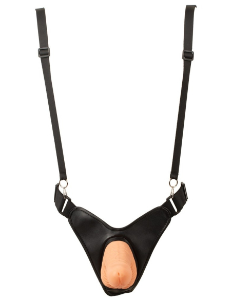 Strap-on creux en silicone réaliste pour couple - vue 12