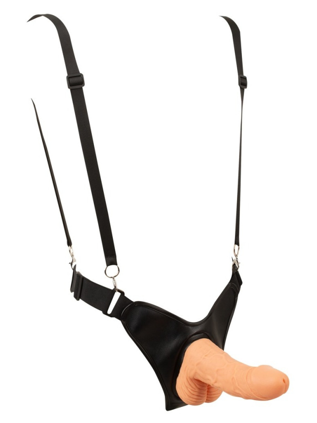 Strap-on creux en silicone réaliste pour couple - vue 14