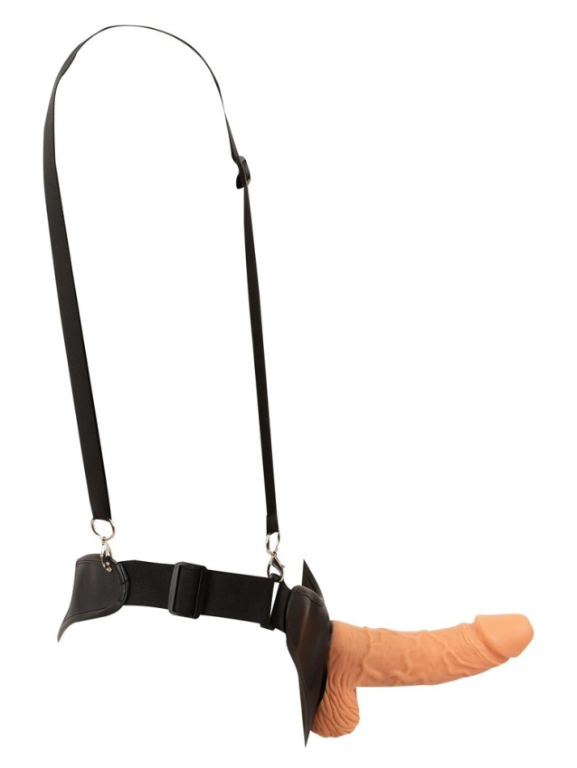 Strap-on creux en silicone réaliste pour couple - vue 15