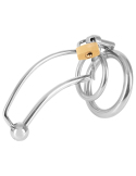 Cage de chasteté avec dilatateur creux - vue 3