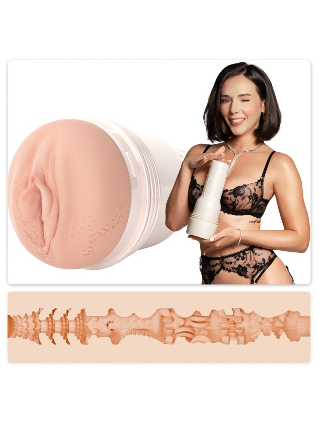 Masturbateur réaliste à texture stimulante en Superskin - vue 2