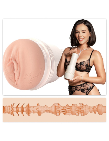 Masturbateur réaliste à texture stimulante en Superskin - vue 2