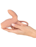 Manchon vibrant en silicone doux avec stimulateur clitoridien intégré - vue 7