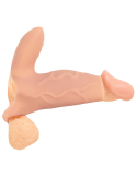 Manchon vibrant en silicone doux avec stimulateur clitoridien intégré - vue 11