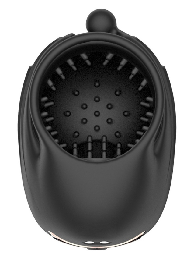 Vibromasseur pénien avec stimulateur de gland elliptique - vue 10