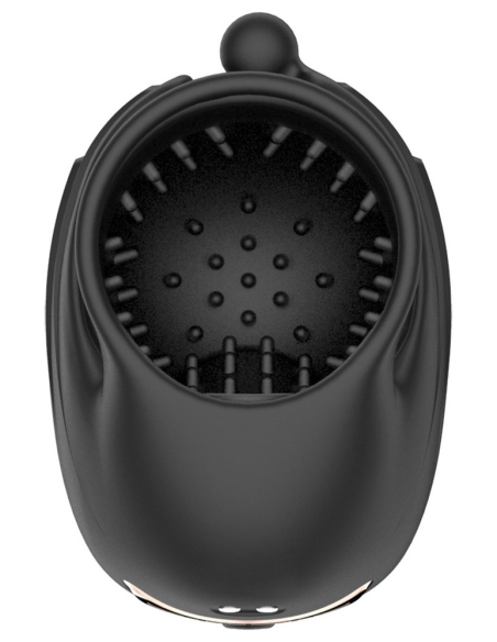 Vibromasseur pénien avec stimulateur de gland elliptique - vue 10