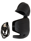 Vibromasseur pénien avec stimulateur de gland elliptique - vue 14