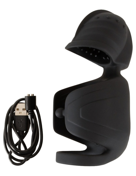 Vibromasseur pénien avec stimulateur de gland elliptique - vue 14
