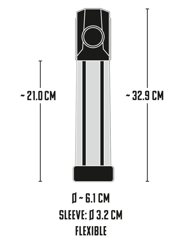 Pompe à pénis avec lumière infrarouge - vue 12