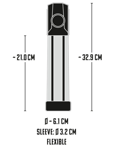 Pompe à pénis avec lumière infrarouge - vue 12