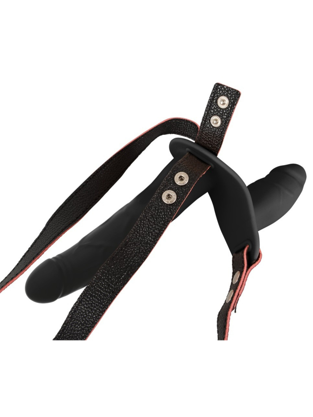 Vibromasseur double pénétration avec...