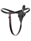 Vibromasseur double strap-on avec télécommande et 3 moteurs puissants