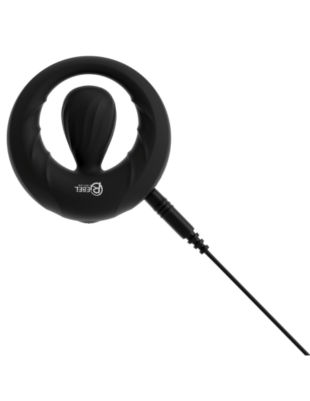 Anneau pénien avec stimulateur vibrant en silicone doux - vue 9
