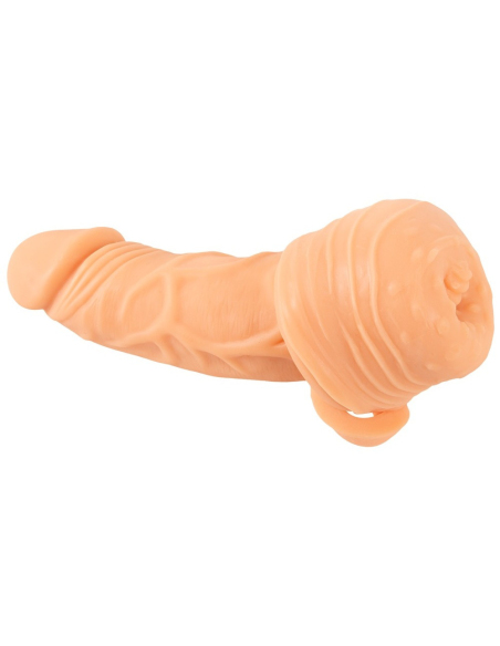Extension et masturbateur 2 en 1 avec vibrations puissantes