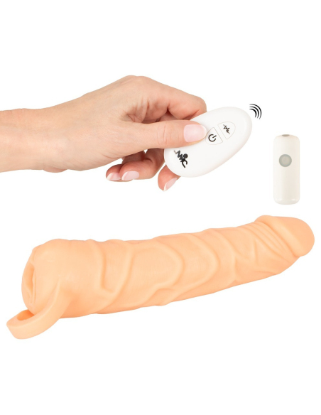 Extension et masturbateur 2 en 1 avec vibrations puissantes
