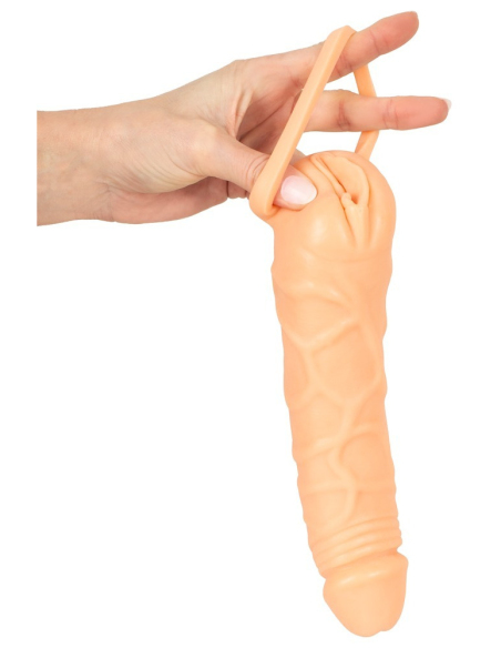 Extension et masturbateur 2 en 1 avec vibrations puissantes