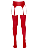 Ceinture porte-jarretelles avec bas rouges