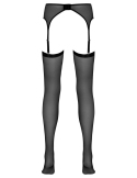 Ceinture porte-jarretelles avec bas noirs