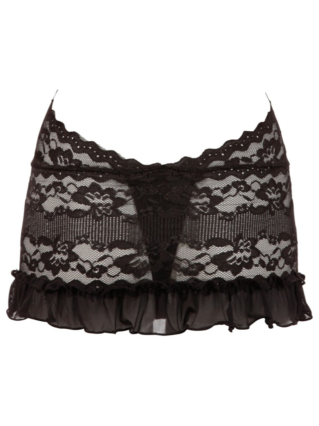 Robe en dentelle florale avec...