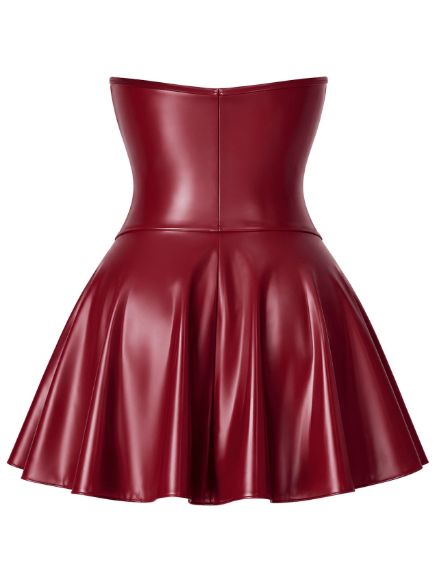 Robe courte corset bordeaux profond - L, M, S, XL, XXL, XXXL