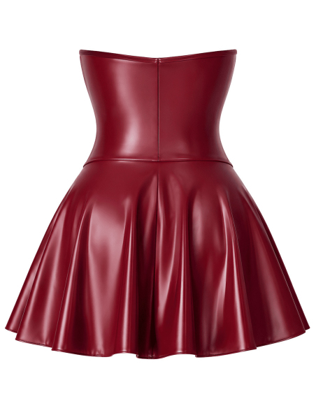 Robe courte corset bordeaux profond - L, M, S, XL, XXL, XXXL
