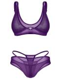 Ensemble lingerie 2 pièces violet