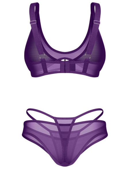 Ensemble lingerie 2 pièces violet