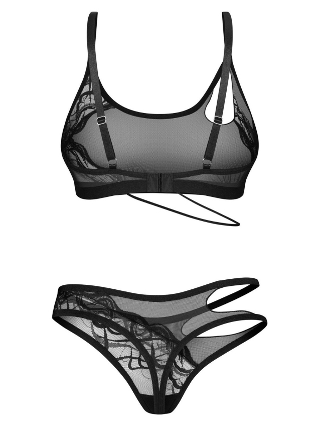 Ensemble lingerie 2 pièces noir...