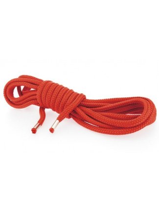 Corde bondage doux, Rouge, 5M Rimba - 3